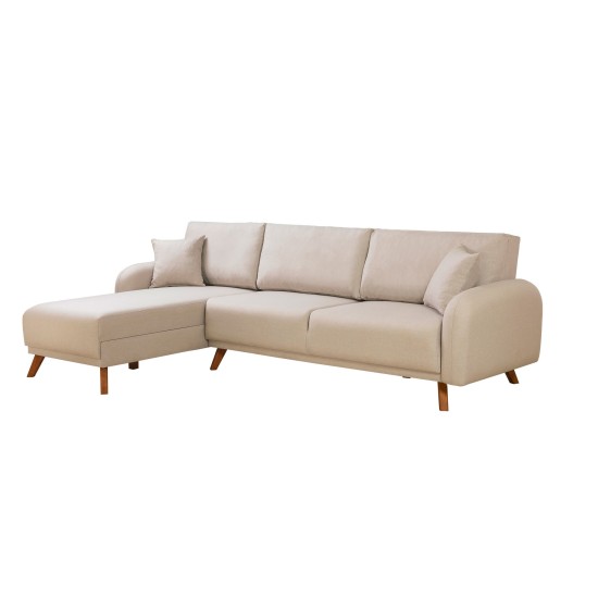Corner Sofa-Bed Hera 2 Corner - Cream Cream Corner Sofa-Bed Hera 2 Corner - Cream Cream