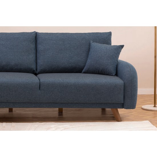 Corner Sofa-Bed Hera 1 Corner - Dark Blue Dark Blue Corner Sofa-Bed Hera 1 Corner - Dark Blue Dark Blue