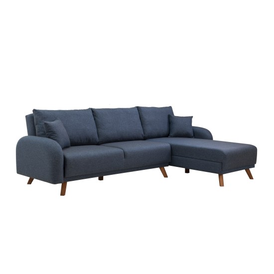 Corner Sofa-Bed Hera 1 Corner - Dark Blue Dark Blue Corner Sofa-Bed Hera 1 Corner - Dark Blue Dark Blue