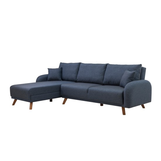 Corner Sofa-Bed Hera 1 Corner - Dark Blue Dark Blue Corner Sofa-Bed Hera 1 Corner - Dark Blue Dark Blue