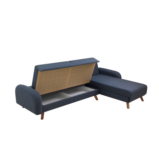 Corner Sofa-Bed Hera 1 Corner - Dark Blue Dark Blue Corner Sofa-Bed Hera 1 Corner - Dark Blue Dark Blue