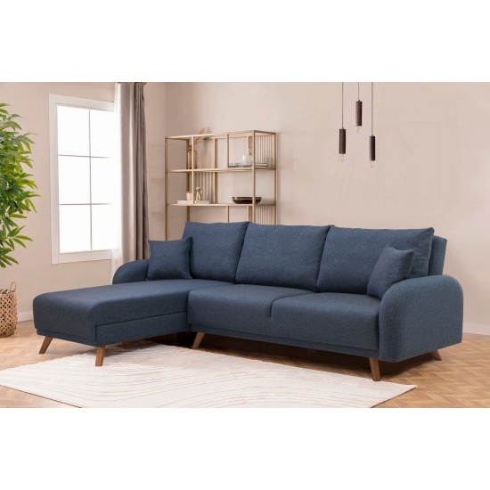 Corner Sofa-Bed Hera 1 Corner - Dark Blue Dark Blue Corner Sofa-Bed Hera 1 Corner - Dark Blue Dark Blue