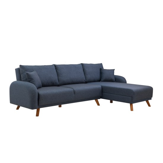 Corner Sofa-Bed Hera 2 Corner - Dark Blue Dark Blue Corner Sofa-Bed Hera 2 Corner - Dark Blue Dark Blue