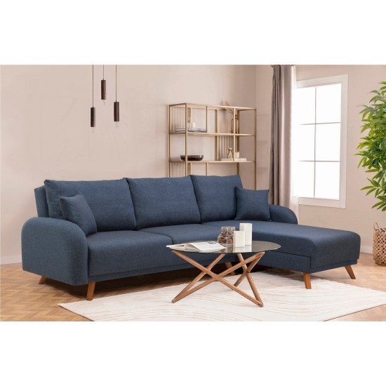 Corner Sofa-Bed Hera 2 Corner - Dark Blue Dark Blue Corner Sofa-Bed Hera 2 Corner - Dark Blue Dark Blue