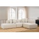 Corner Sofa More M (M4-M1-M2-M3) - Cream Cream Corner Sofa More M (M4-M1-M2-M3) - Cream Cream