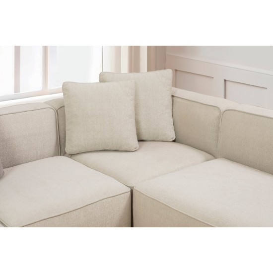 Corner Sofa More M (M4-M1-M2-M3) - Cream Cream Corner Sofa More M (M4-M1-M2-M3) - Cream Cream