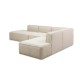 Corner Sofa More M (M4-M1-M2-M3) - Cream Cream Corner Sofa More M (M4-M1-M2-M3) - Cream Cream