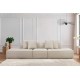Corner Sofa More M(M4-M1-M3) - Cream Cream Corner Sofa More M(M4-M1-M3) - Cream Cream