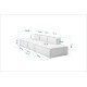 Corner Sofa More M(M4-M1-M3) - Cream Cream Corner Sofa More M(M4-M1-M3) - Cream Cream