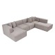 Γωνιακός Καναπές More B (M5-M1-M1-M2-M3) - Χρώμα Μόκα - 280x90x69εκ Γωνιακός Καναπές More B (M5-M1-M1-M2-M3) - Χρώμα Μόκα - 280x90x69εκ