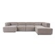 Γωνιακός Καναπές More B (M5-M1-M1-M2-M3) - Χρώμα Μόκα - 280x90x69εκ Γωνιακός Καναπές More B (M5-M1-M1-M2-M3) - Χρώμα Μόκα - 280x90x69εκ