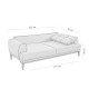 3-Seat Sofa Vina 3 - Anthracite, Atlantic Pine Anthracite
Atlantic Pine