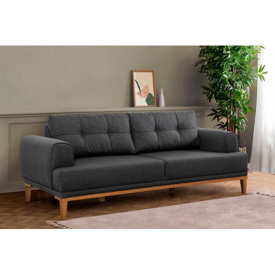 3-Seat Sofa Vina 3 - Anthracite, Atlantic Pine Anthracite
Atlantic Pine