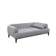 3-Seat Sofa Vina 3 - Grey, Walnut Grey
Walnut
