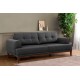 3-Seat Sofa Vina 3 - Anthracite, Walnut Anthracite
Walnut