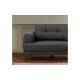 3-Seat Sofa Vina 3 - Anthracite, Walnut Anthracite
Walnut