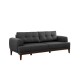 3-Seat Sofa Vina 3 - Anthracite, Walnut Anthracite
Walnut