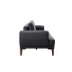 3-Seat Sofa Vina 3 - Anthracite, Walnut Anthracite
Walnut