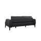 3-Seat Sofa Vina 3 - Anthracite, Walnut Anthracite
Walnut