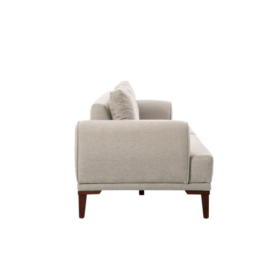 3-Seat Sofa Vina 3 - Cream, Walnut Cream
Walnut