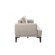 3-Seat Sofa Vina 3 - Cream, Walnut Cream
Walnut
