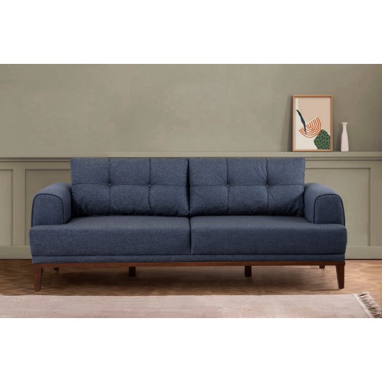 3-Seat Sofa Vina 3 - Dark, Walnut Dark Blue
Walnut 3-Seat Sofa Vina 3 - Dark, Walnut Dark Blue
Walnut