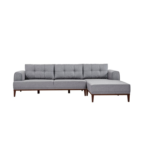 Corner Sofa Vina Corner - Grey Walnut Grey
Walnut