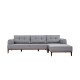 Corner Sofa Vina Corner - Grey Walnut Grey
Walnut