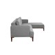 Corner Sofa Vina Corner - Grey Walnut Grey
Walnut
