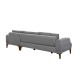 Corner Sofa Vina Corner - Grey Walnut Grey
Walnut