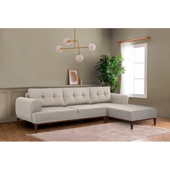 Corner Sofa Vina Corner - Cream Walnut Cream
Walnut