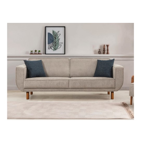 3-Seat Sofa-Bed Larus 3 - Walnut, Grey Walnut
Grey