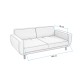 3-Seat Sofa-Bed Larus 3 - Walnut, Grey Walnut
Grey