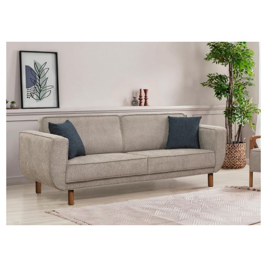 3-Seat Sofa-Bed Larus 3 - Walnut, Grey Walnut
Grey