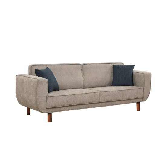 3-Seat Sofa-Bed Larus 3 - Walnut, Grey Walnut
Grey