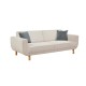 3-Seat Sofa-Bed Larus 3 - Oak, Cream Oak
Cream 3-Seat Sofa-Bed Larus 3 - Oak, Cream Oak
Cream