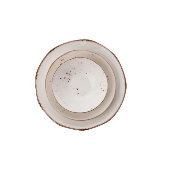 Dinner Set (24 Pieces) 58YMT000510 Cream