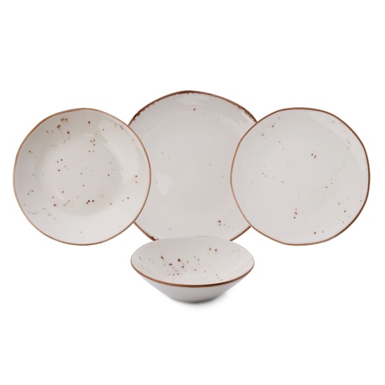 Dinner Set (24 Pieces) 58YMT000510 Cream