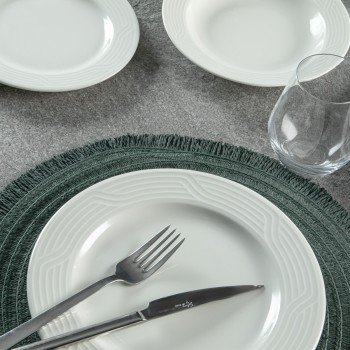 Dinner Set (24 Pieces) EsmaKrem White