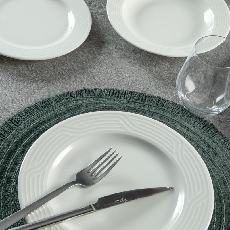 Dinner Set (24 Pieces) EsmaKrem White