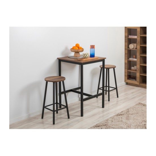 Stool Mola - Barok Black Black Stool Mola - Barok Black Black