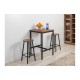 Stool Mola - Barok Black Black Stool Mola - Barok Black Black