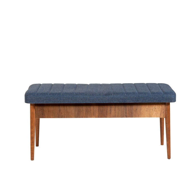 Hanah Home Bench Vina Bench Dark Blue, Walnut Walnut
Dark Blue