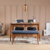 Hanah Home Bench Vina Bench Dark Blue, Walnut Walnut
Dark Blue