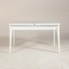 Extendable Dining Table Vina - White White
