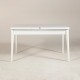 Extendable Dining Table Vina - White White Extendable Dining Table Vina - White White