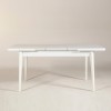 Extendable Dining Table Vina - White White