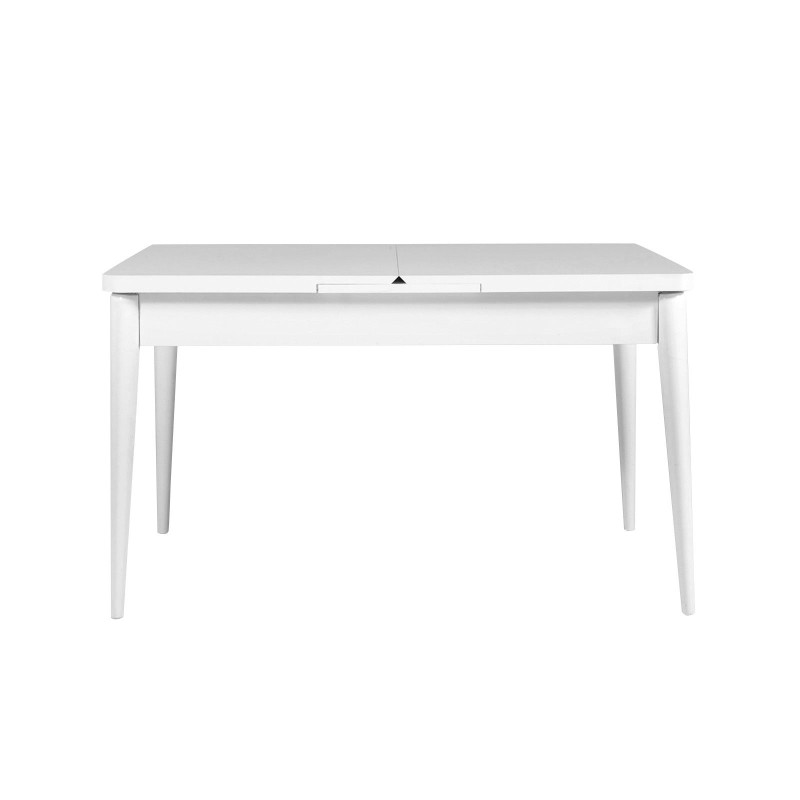 Extendable Dining Table Vina - White White