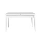 Extendable Dining Table Vina - White White Extendable Dining Table Vina - White White