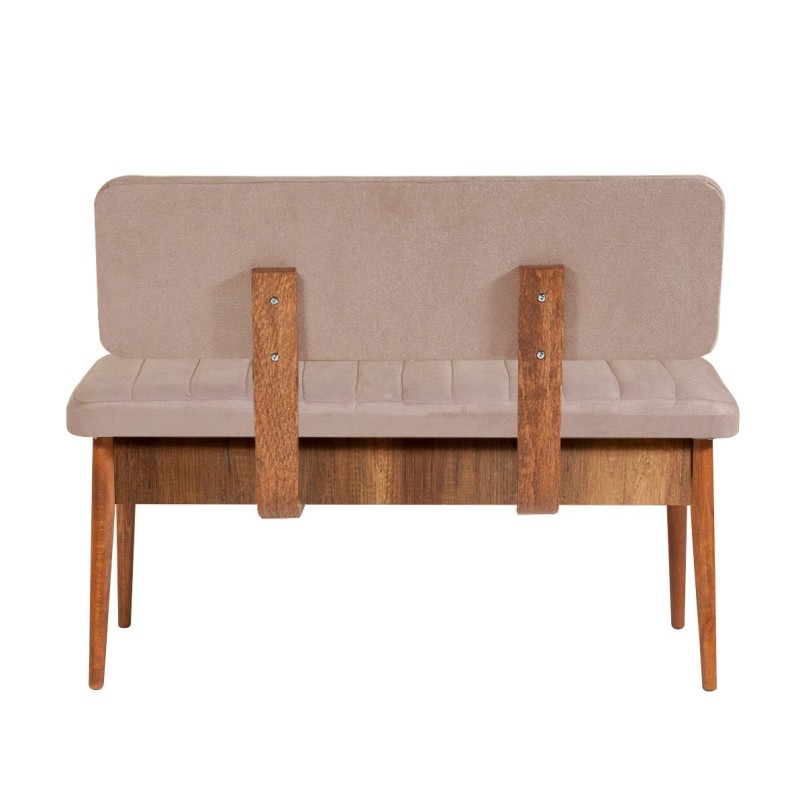 Hanah Home Extendable Dining Table & Chairs Set (5 Pieces) Vina Walnut Stone WalnutStone